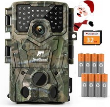 usogood Wildlife Camera 36MP/4K 30fps Trail Camera with Night Vison 32GB SD Card