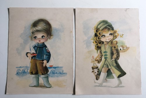 Beautiful vintage big eyed - beautiful,