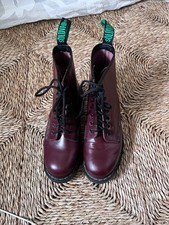 NPS Solovair  Classic Derby Boot,  8 Eye, Oxblood Hi Shine, sz 6.5 : 40 exc cond