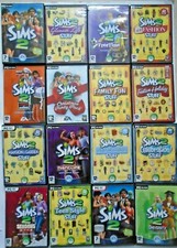 The Sims 2 Base Game & Expansion Packs, Bundle - PC Games Complete with Manuals