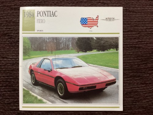 Pontiac fiero 1984 - pontiac,