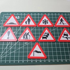 Road Signs Toy 3D Printed