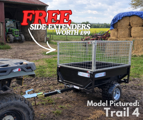 Atv quad bike trailer heavy - quad,