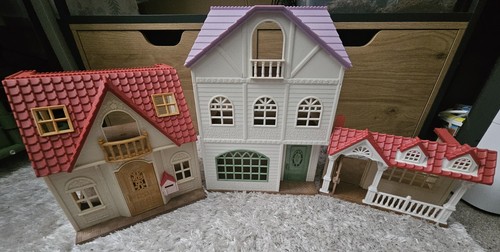 Set three sylvanian houses - three,