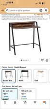 Homcom Computer Writing Desk