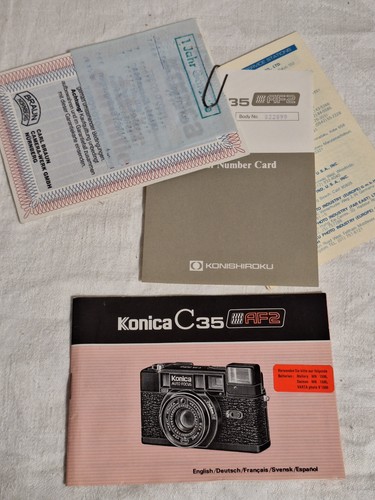 Manual for konica - manual, c35