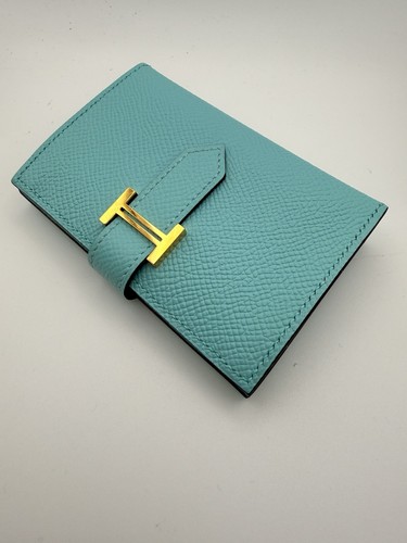 Hermès bearn cardholder bleu - hermès,