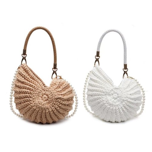 Crochet seashell bag for - crochet,