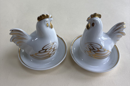 Royal worcester porcelain - porcelain, hen