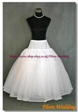 Mutli-Layers Net Prom Underskirt/Wedding Bridal Peticoat/Hoop free Crinoline