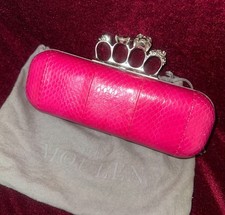 ALEXANDER MCQUEEN Pink Python