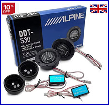 25MM 360W Dome Balanced Car Stereo Speaker Audio Tweeter Crossove, ALPINE DDTS30