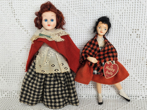 Two vintage costume - dolls, ~