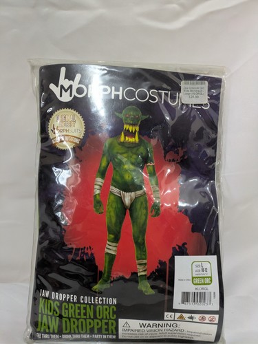 Kids green orc jaw - jaw, dropper