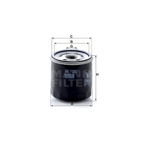 Mann oil filter 79mm - mann,