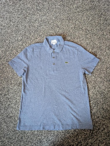 Men blue lacoste polo shirt - men's,