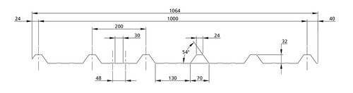 Box profile foam eaves - box,
