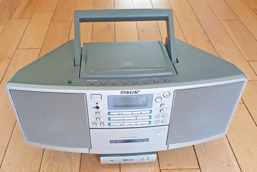 Sony boombox cd - zs-d5, tape
