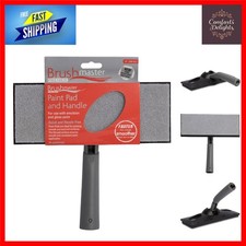 Advanced 9" Flock Paint Pad & Multi-Position Handle for Professional Results