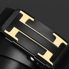 H-shaped Belt Buckle Men Belts
