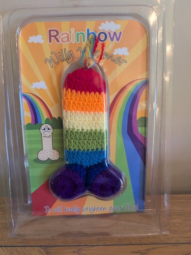 Rainbow pride willy warmer - rainbow,