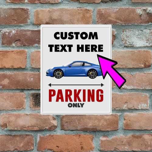 Custom text man - cave, metal
