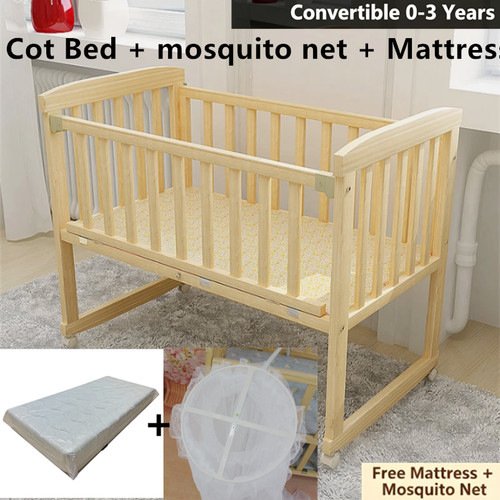Wooden bedside sleeper - bedside, co‑sleeper