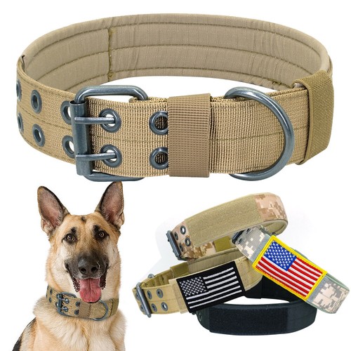 Military tactical dog collar - military,