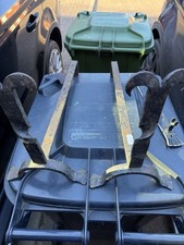 WROUGHT IRON FIRE DOGS