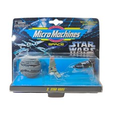 Star Wars Micro Machines Space Collection X Death Star Skyhopper Landspeeder