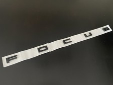 Ford Focus Rear Boot Tailgate Matte Black Lettering Badge