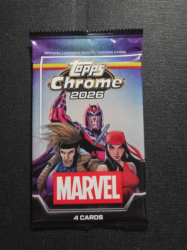 Topps chrome 2026 marvel - chrome,