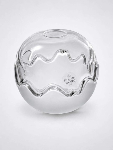 Holmegaard wave glass vase - holmegaard,