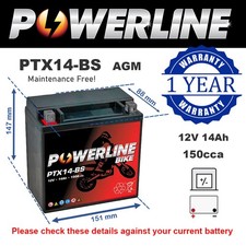 AGM Motorbike Battery for