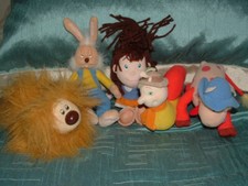 MAGIC ROUNDABOUT DYLAN BRIAN ERMINTRUDE DOUGAL FLORENCE SMALL  BEANIE PLUSH TOY