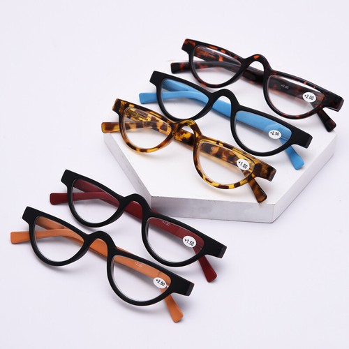 Vintage reading glasses half - vintage,