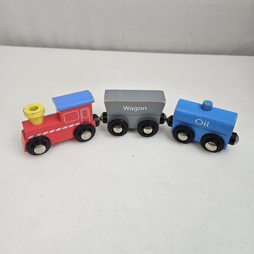 Wooden toy train - wooden,