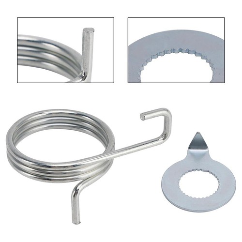 Rear brake spring and - brake,