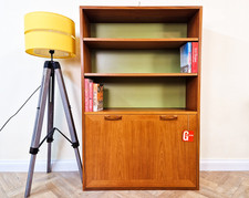 G Plan Sierra Vintage Mid Century Medium Teak Bookcase Sideboard Drinks Cabinet