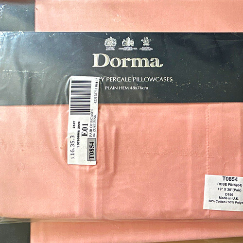 Dorma percale pillowcases - percale,