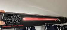 Count Dooku Lightsaber Hasbro Force FX Lightsaber Star Wars The Black Series