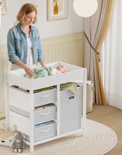 Baby changing table with - table,