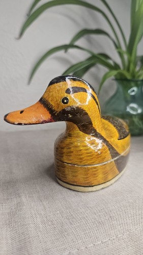 Vintage duck trinket - vintage,