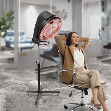 950W Salon Infared Lamp Hair Hood Dryer Processor Temp Perm Color Heater 6 Mode