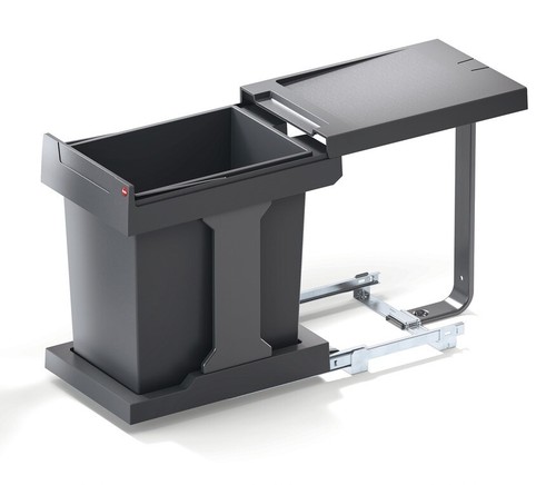 Waste bin for hinge door - bin,