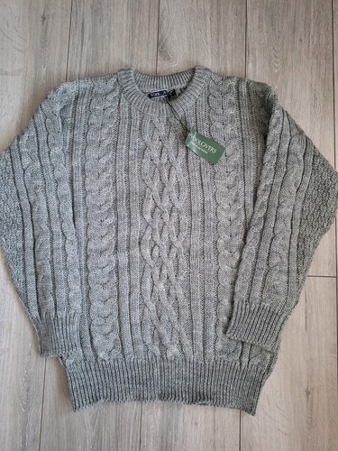 Woolovers aran jumper mens - aran,