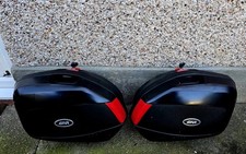 GIVI V35 SIDE CASES BLACK BRAND  SIDE PANNIERS (PAIR) GIVI V35N