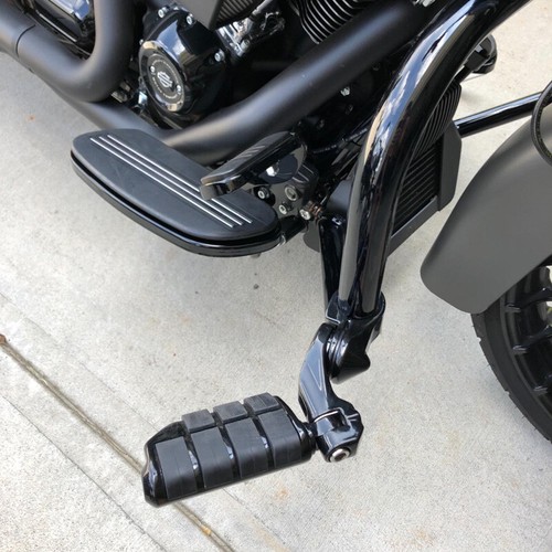 Black motorcycle highway foot - black,