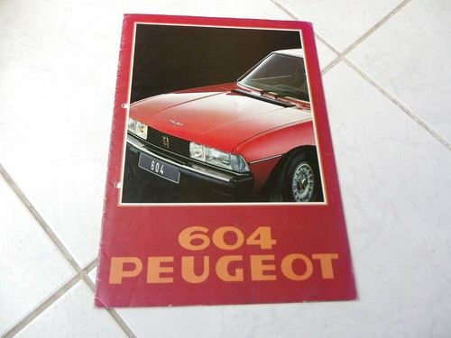 Peugeot 604 1978 - , brochure