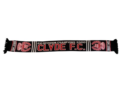 Clyde retro football scarf - football,